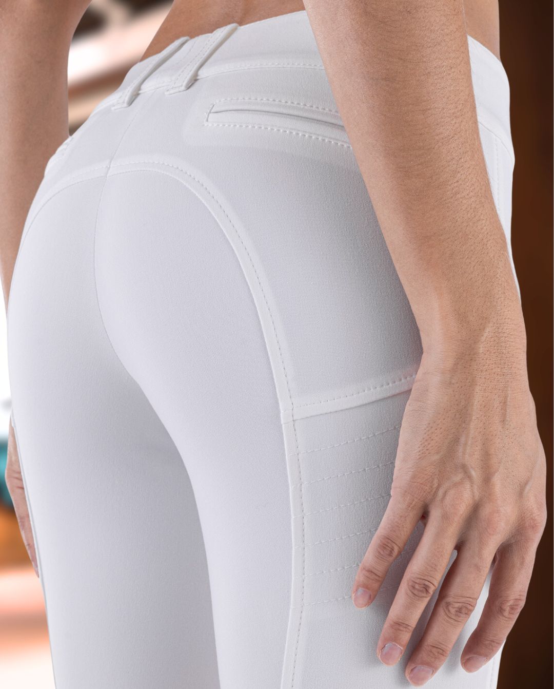 EQUILINE »Reithose X-Shape KnieGrip White