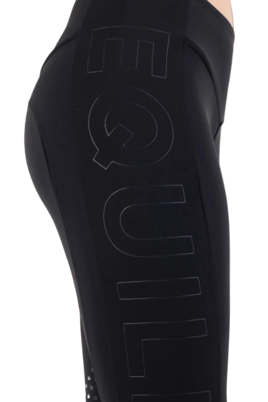Equiline "Women's Riding Leggings Caiskh KneeGrip Black