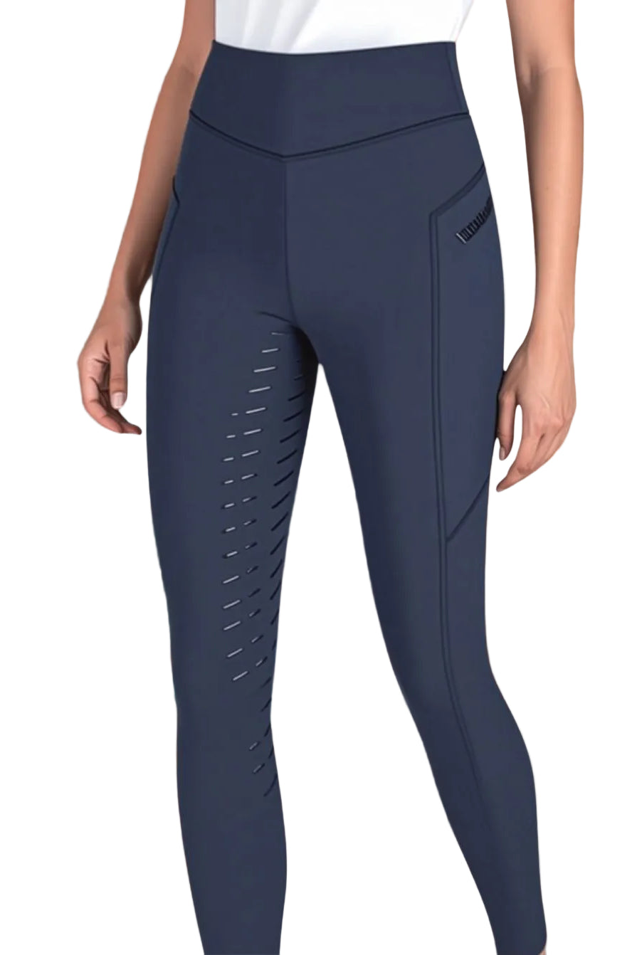 Equiline »Women's Riding Leggings Cerinf FullGrip Blue