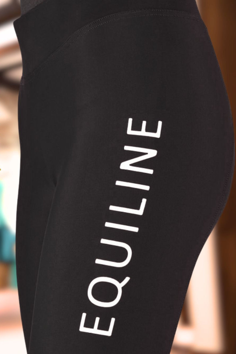 Equiline »Damen Reitleggings Chunk KnieGrip Black