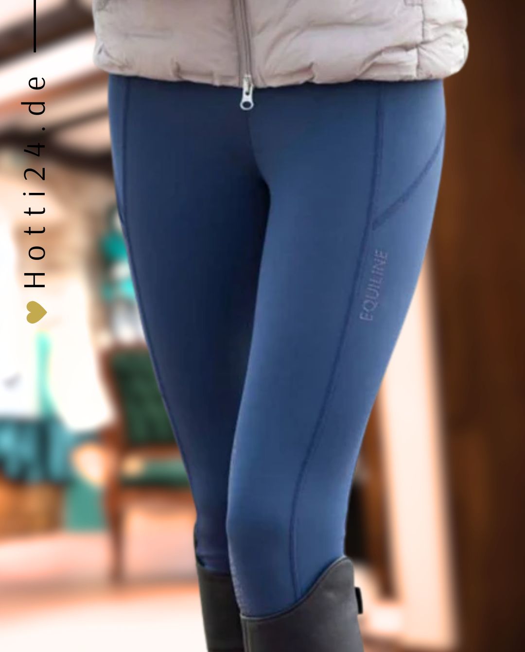 EQUILINE »Reitleggings Edodiek KnieGrip Diplomatic Blue