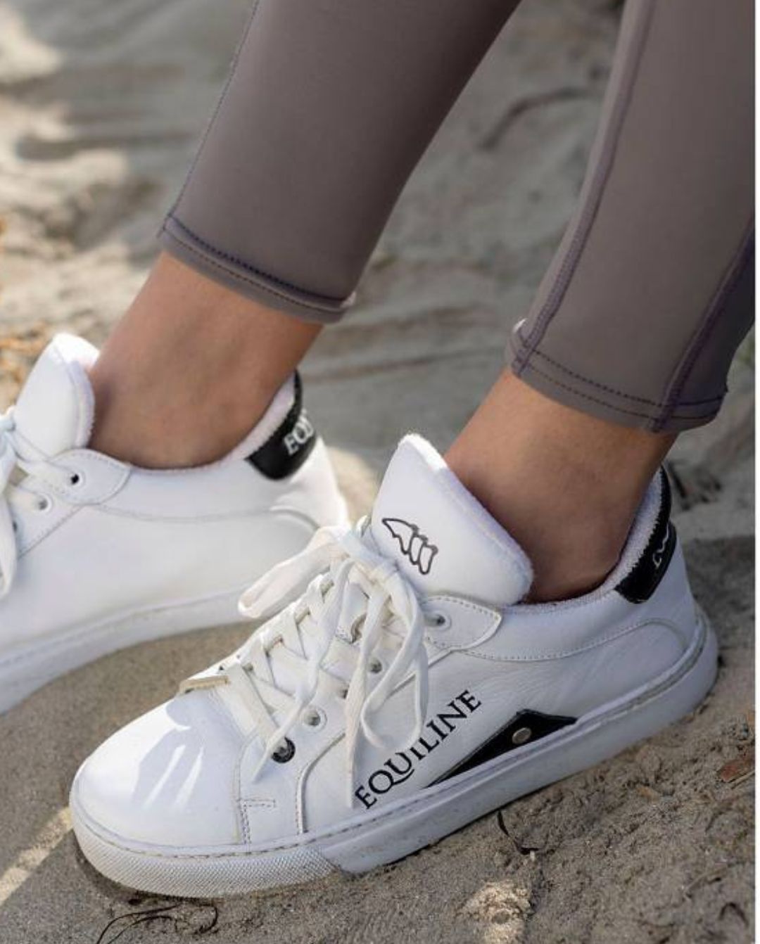 EQUILINE »Reitleggings Edodiek KnieGrip Deep Sand