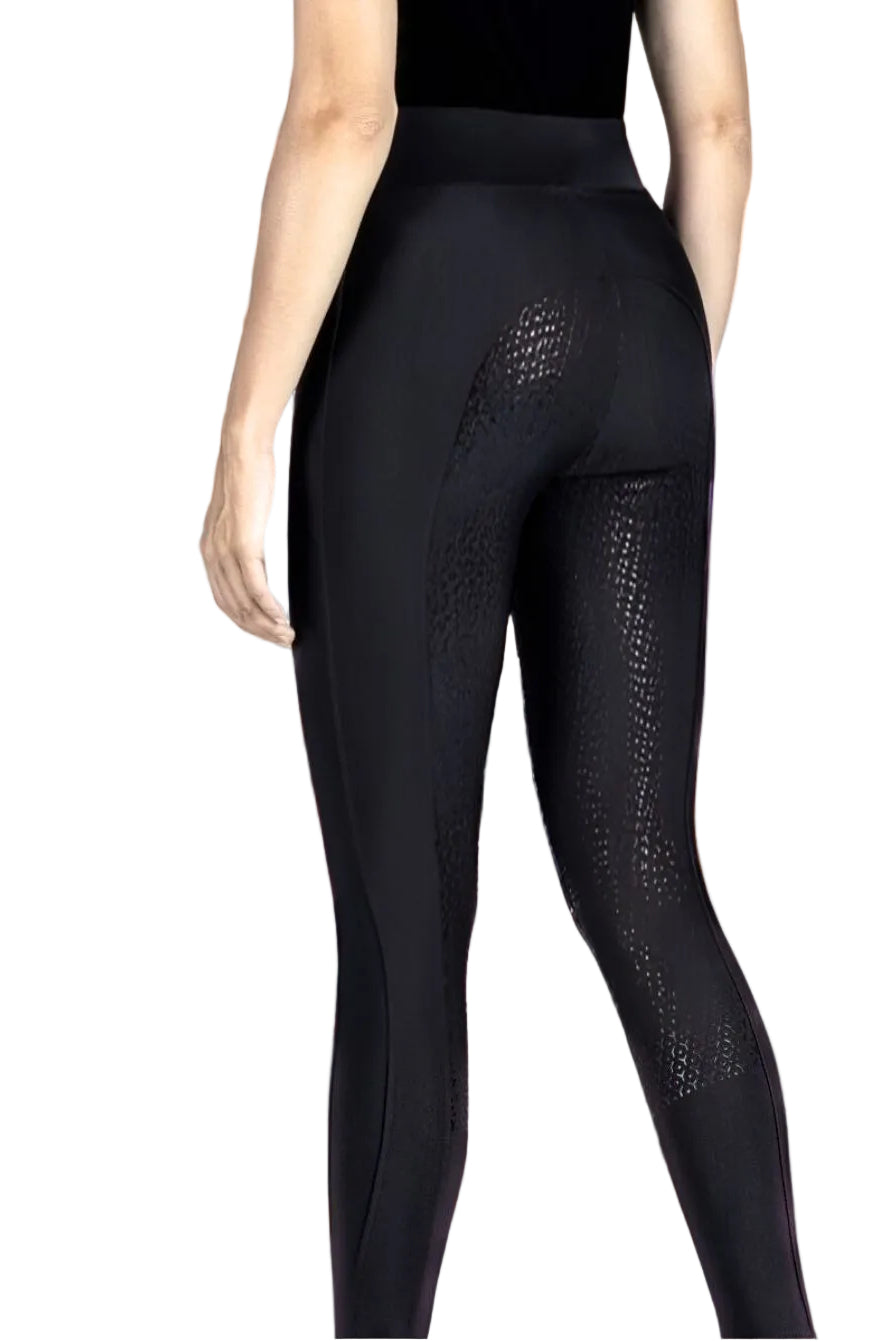 Equiline Women's Riding Leggings Gellef FullGrip Black