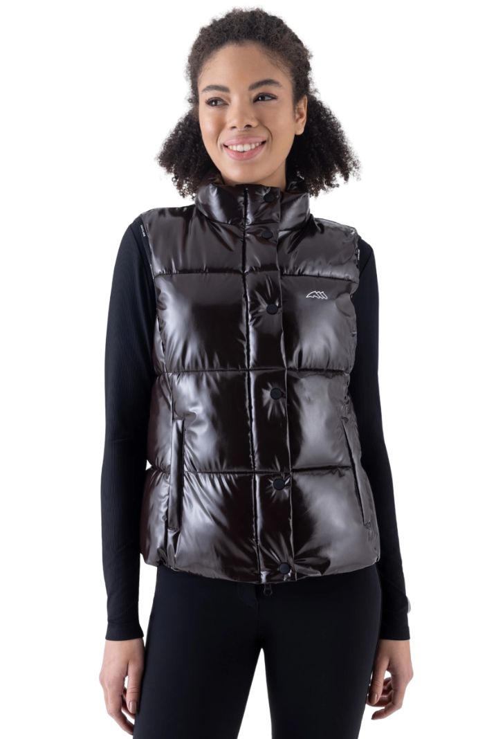 Equiline Damen Steppweste Eqciro Coffee Bean