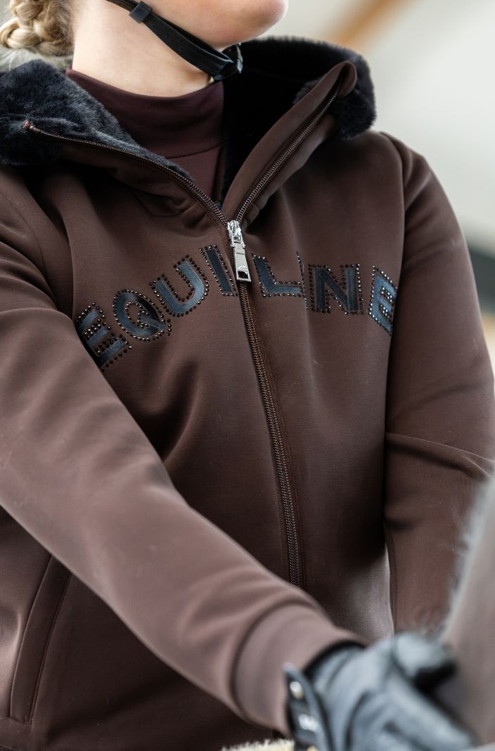 Equiline Sweatjacke Eqgert Coffee Bean