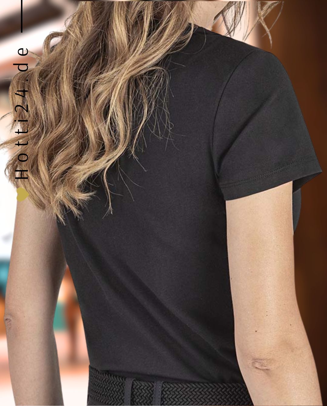 EQUILINE »T-Shirt Gergeg Black