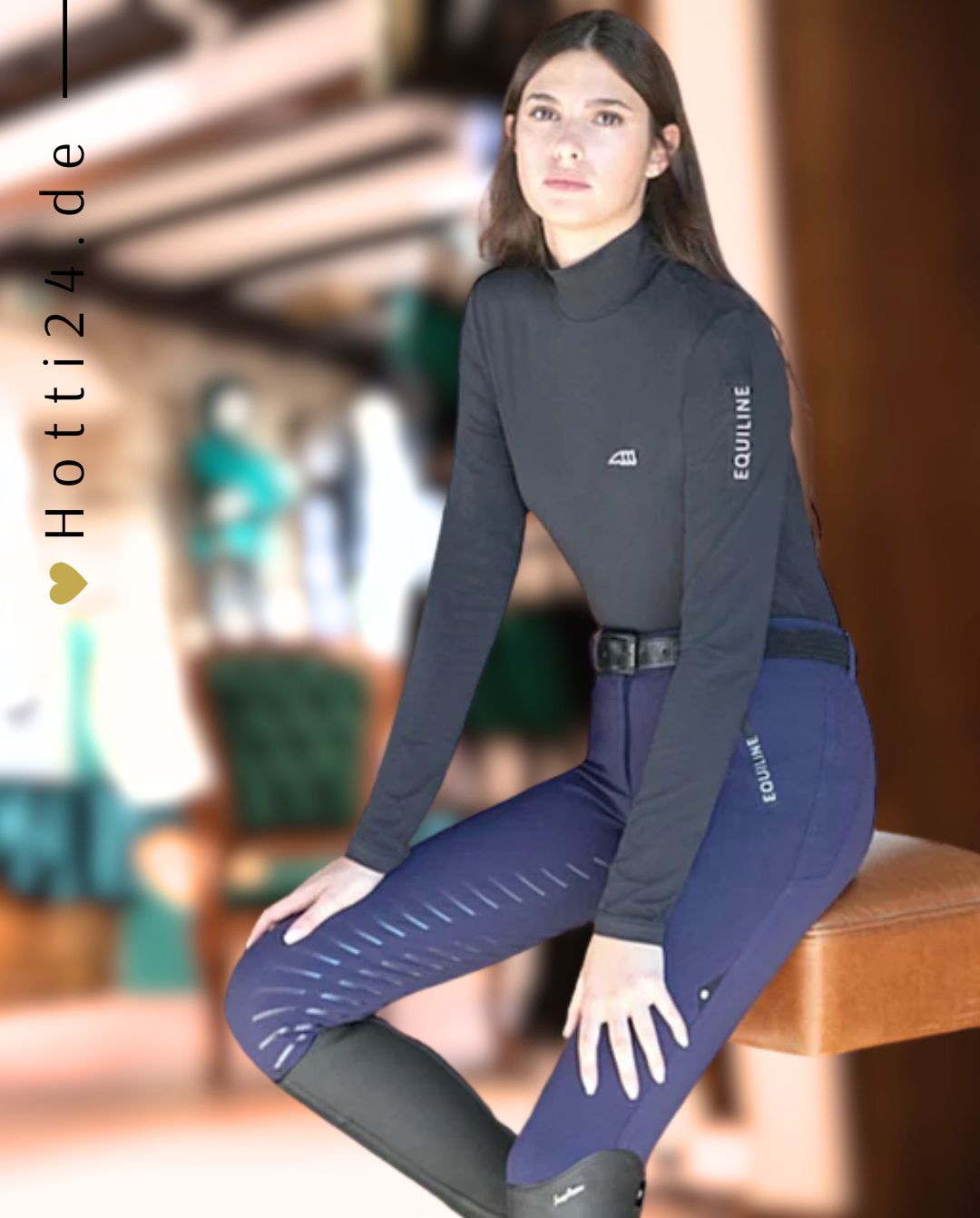 EQUILINE »Trainingsshirt Colatec Black