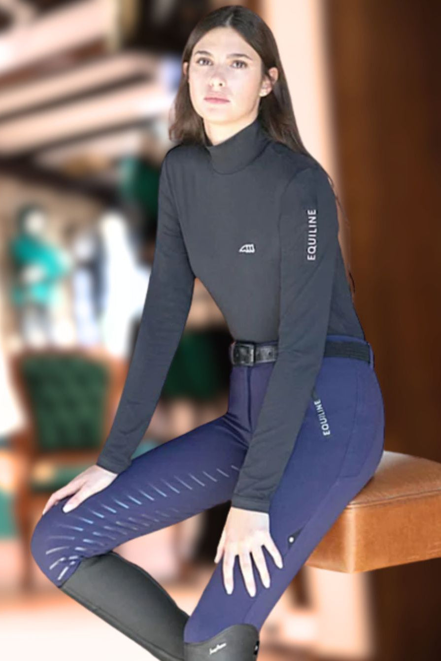 Equiline »Damen Reitshirt langarm Colatec Black