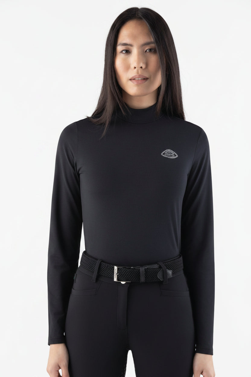 Equiline Reitshirt Langarm Geco Schwarz