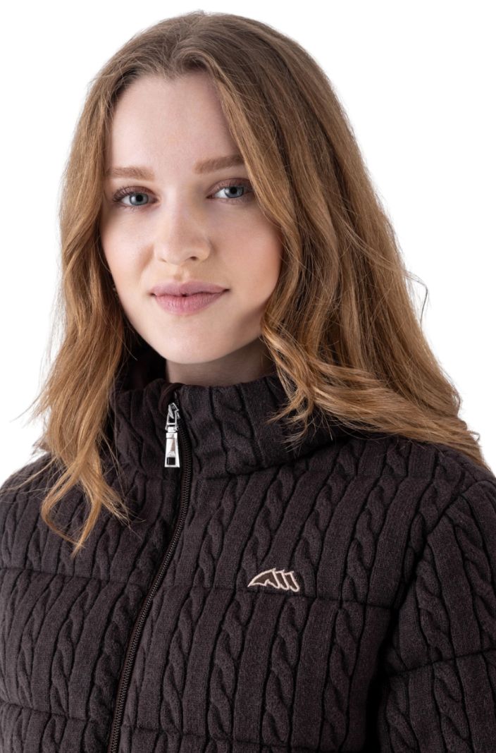Equiline Wolljacke Eqcomb Coffee Bean