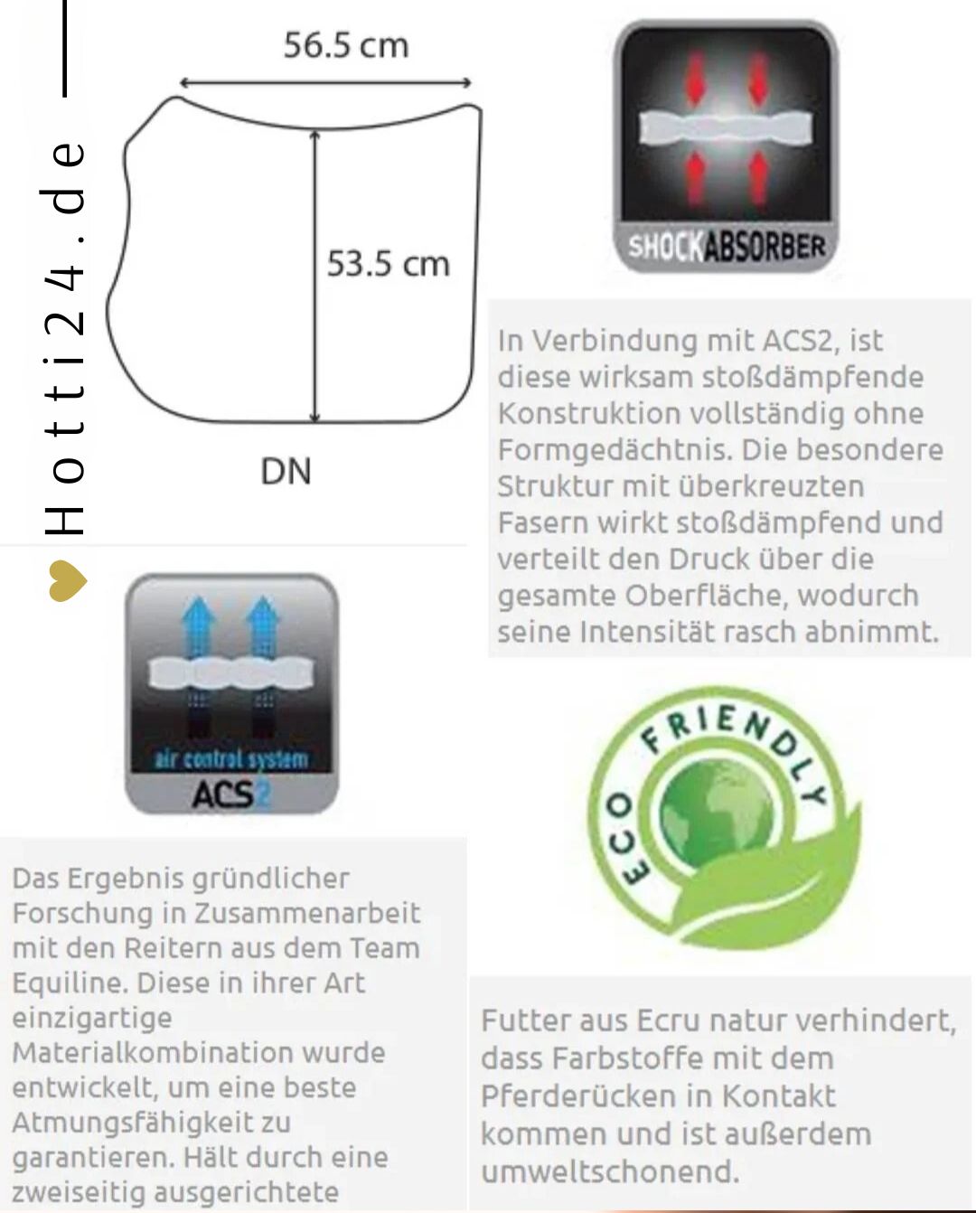 EQUILINE »Dressurschabracke Outline Navy