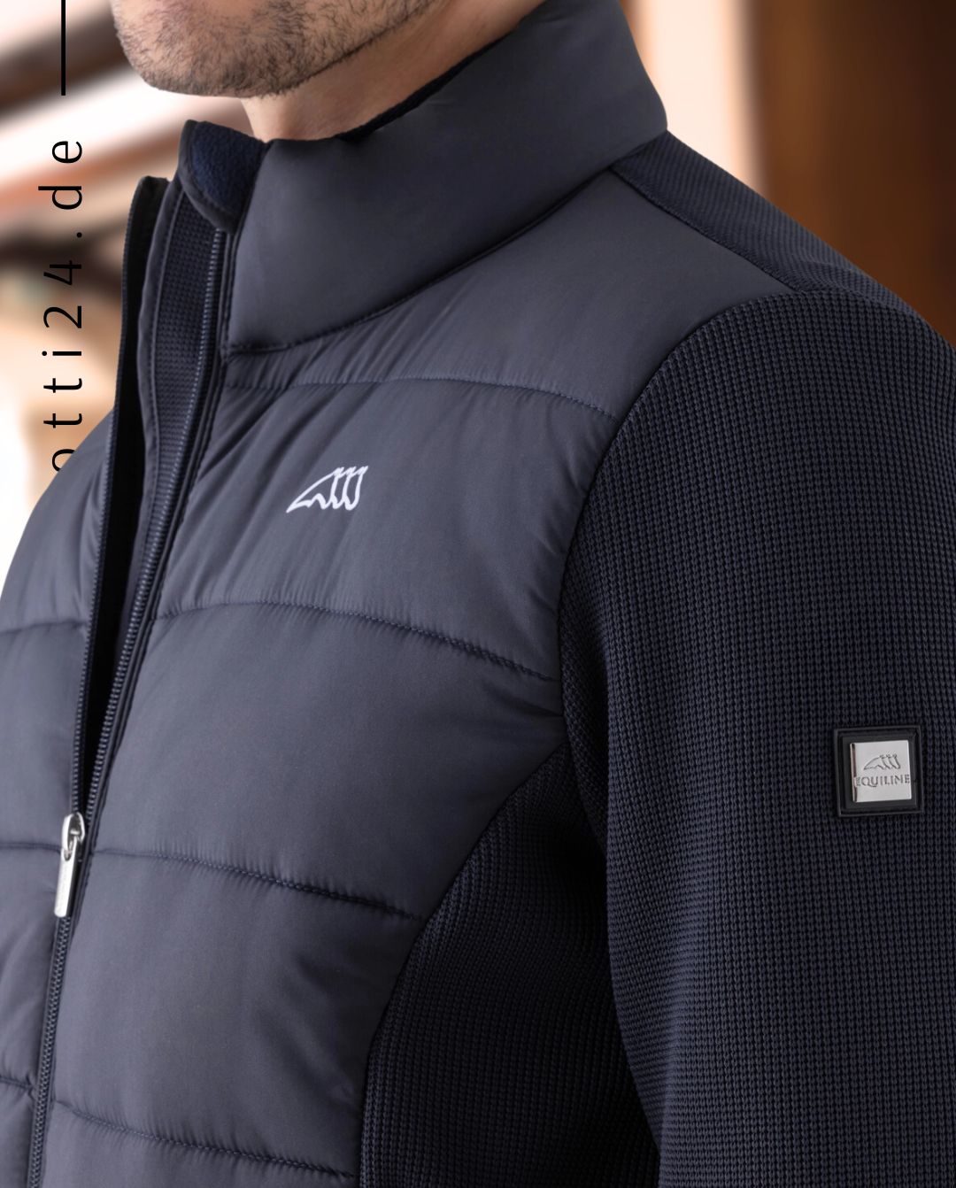 EQUILINE »Trainingsjacke Steppjacke Ralf Blue