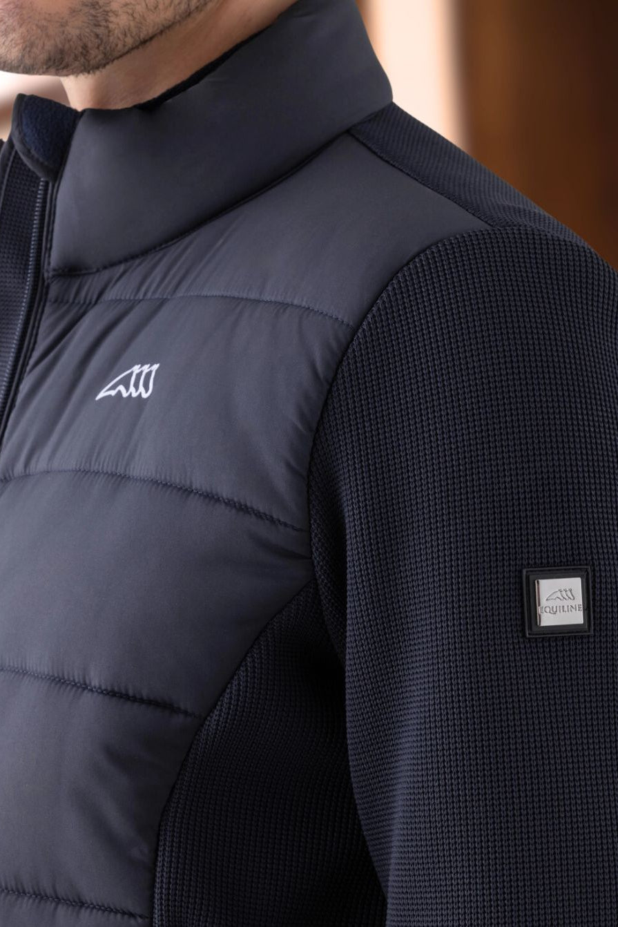 Equiline »Men's Training Jacket Quilted Jacket Ralf Blue