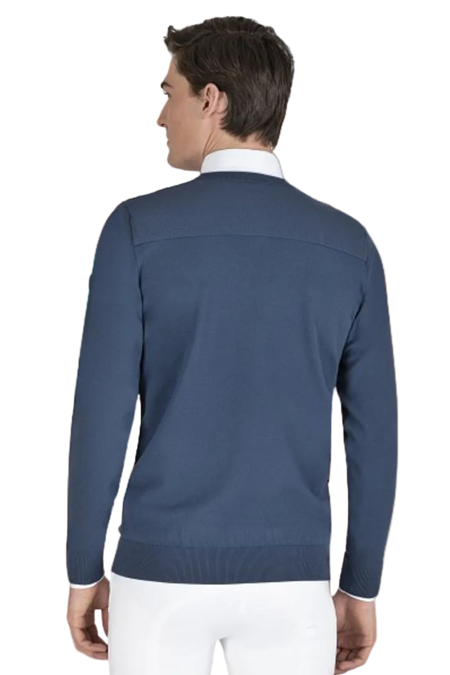 Equiline "Men's Jumper Erbele Diplomatic Blue