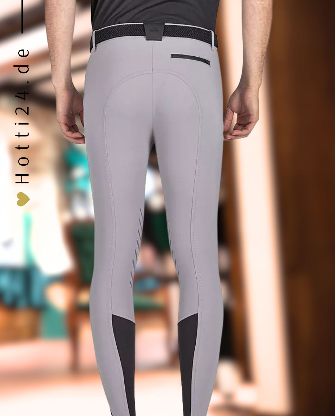 EQUILINE »Reithose Clark KnieGrip Stone Grey