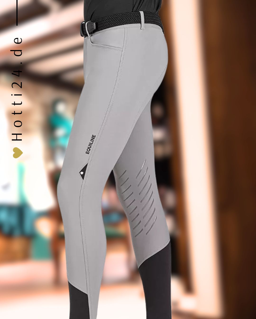 EQUILINE »Reithose Clark KnieGrip Stone Grey