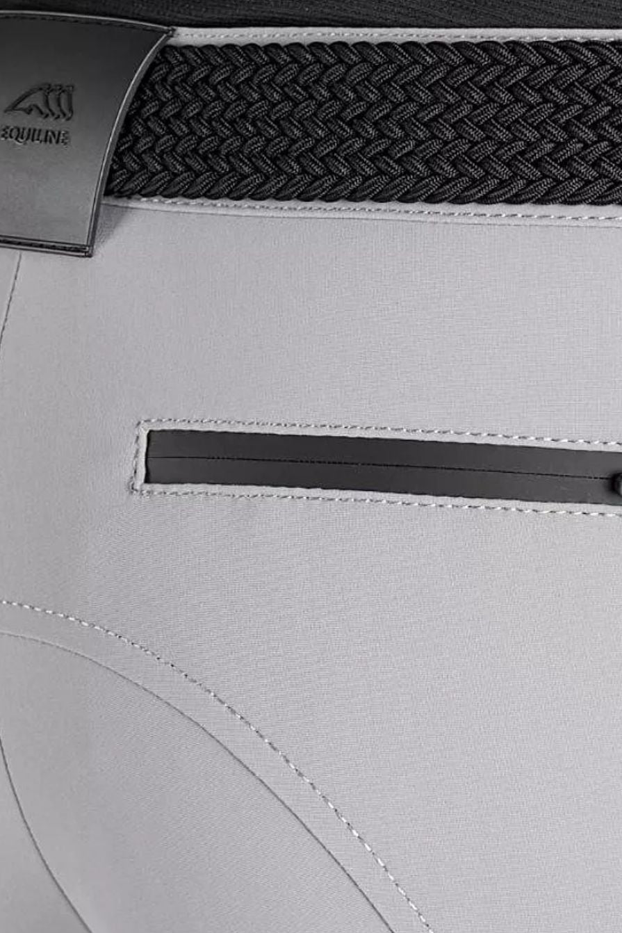 Equiline "Men's Breeches Clark KnieGrip Stone Grey