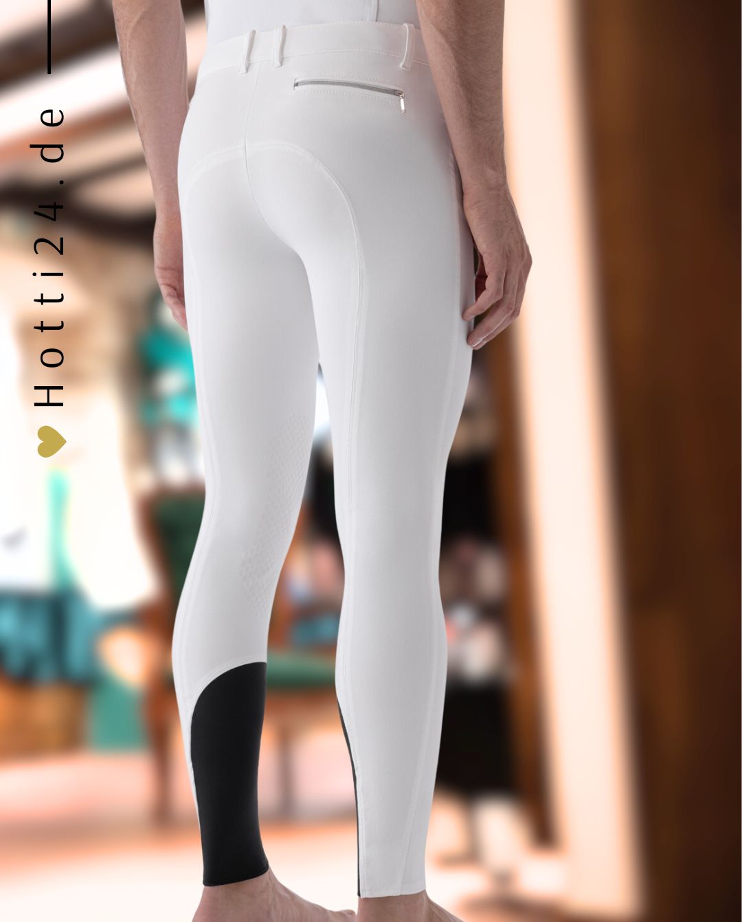 EQUILINE »Reithose Willow KnieGrip White