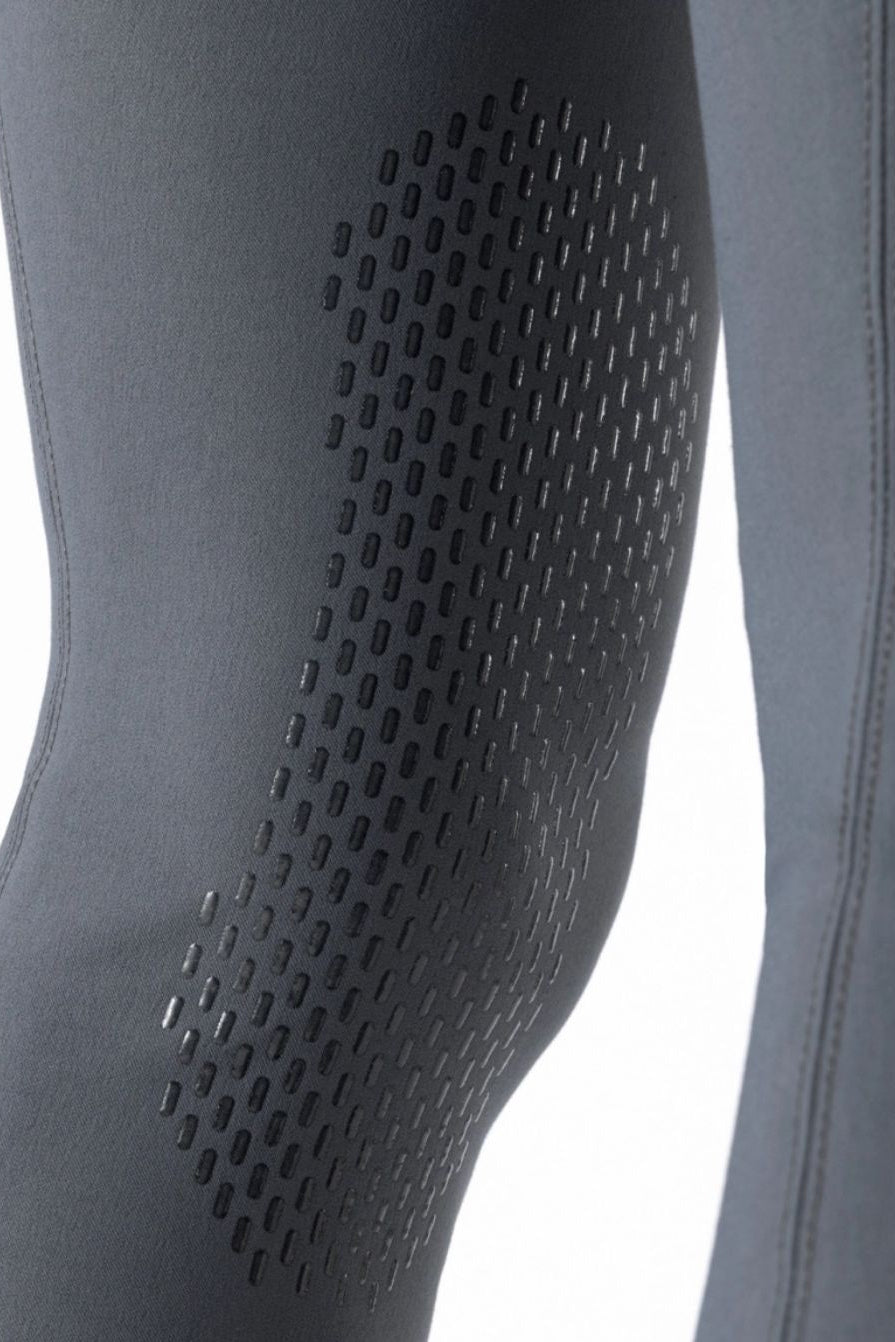 Equiline "Men's Breeches Willow Knee Grip Grey