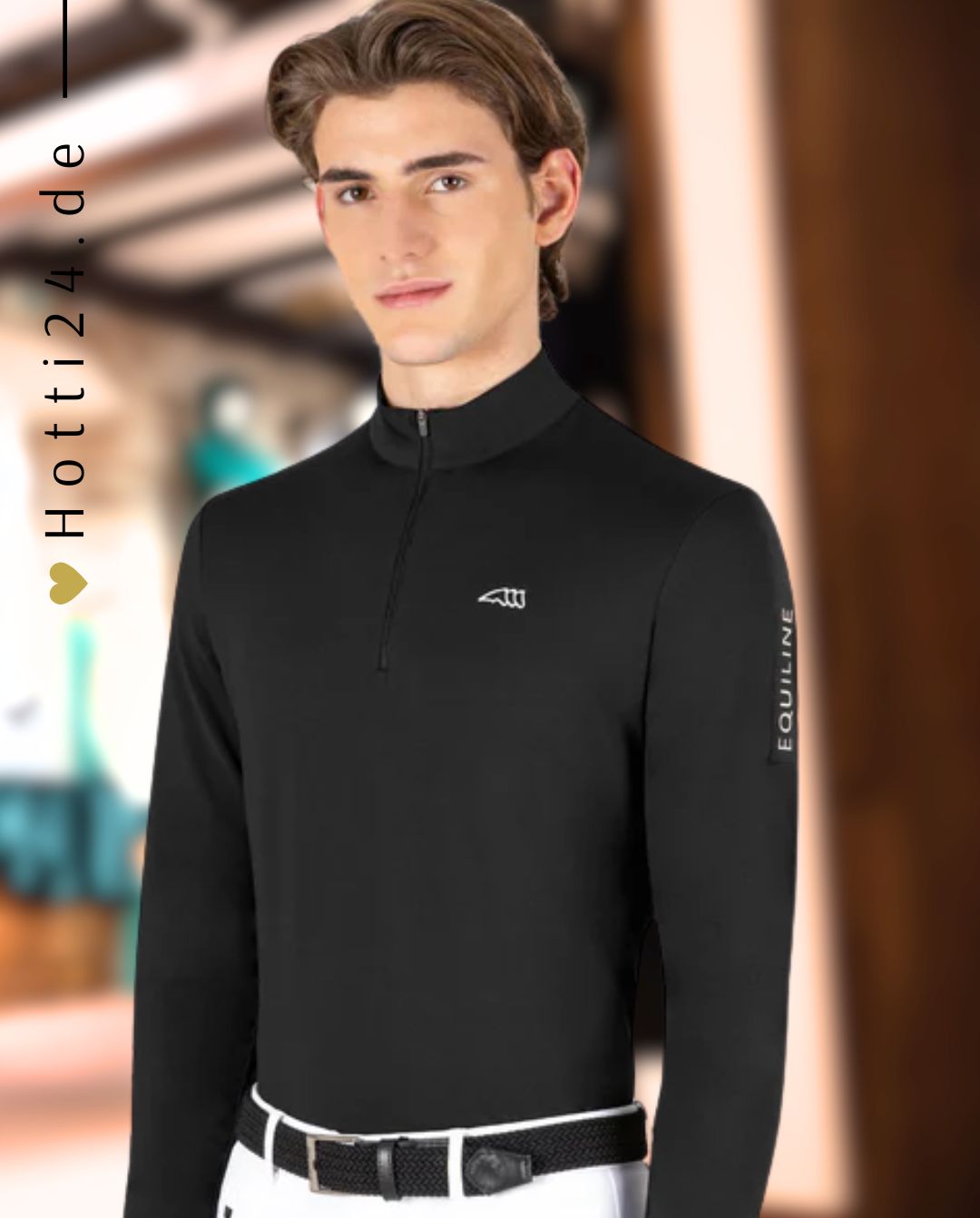 EQUILINE »Trainingsshirt Cesko Black