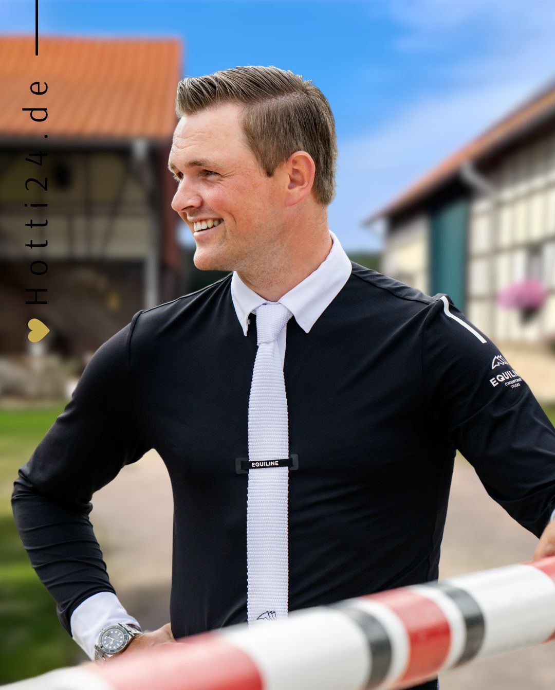 EQUILINE »Turnierhemd Curic Black