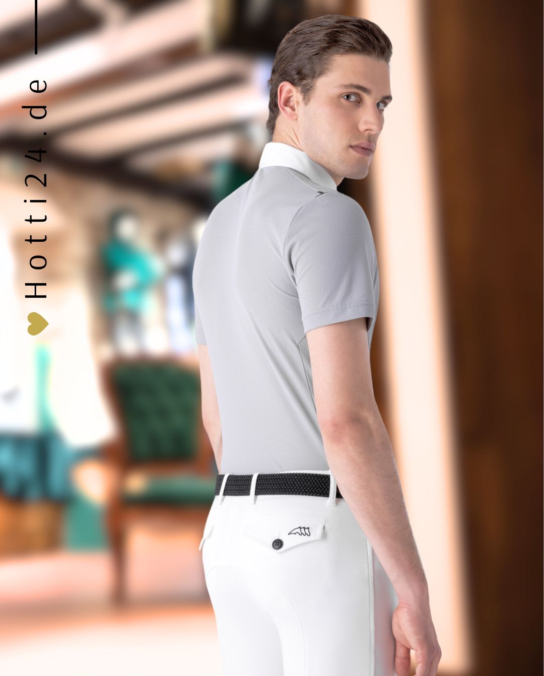 EQUILINE »Turniershirt Curtiek Sleet Grey