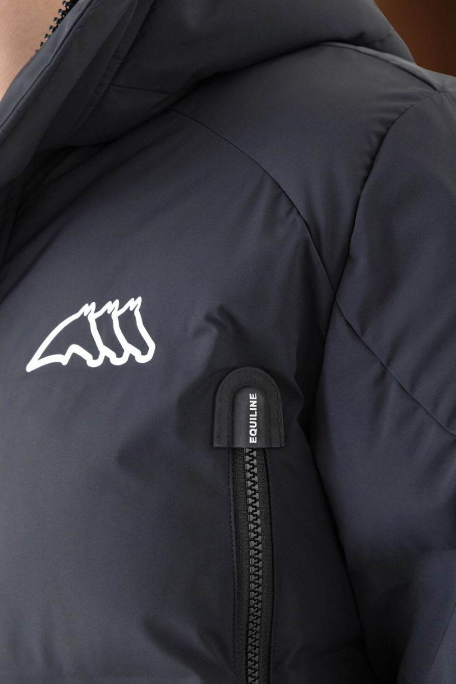 Equiline "Men's Puffer Jacket Colky Black