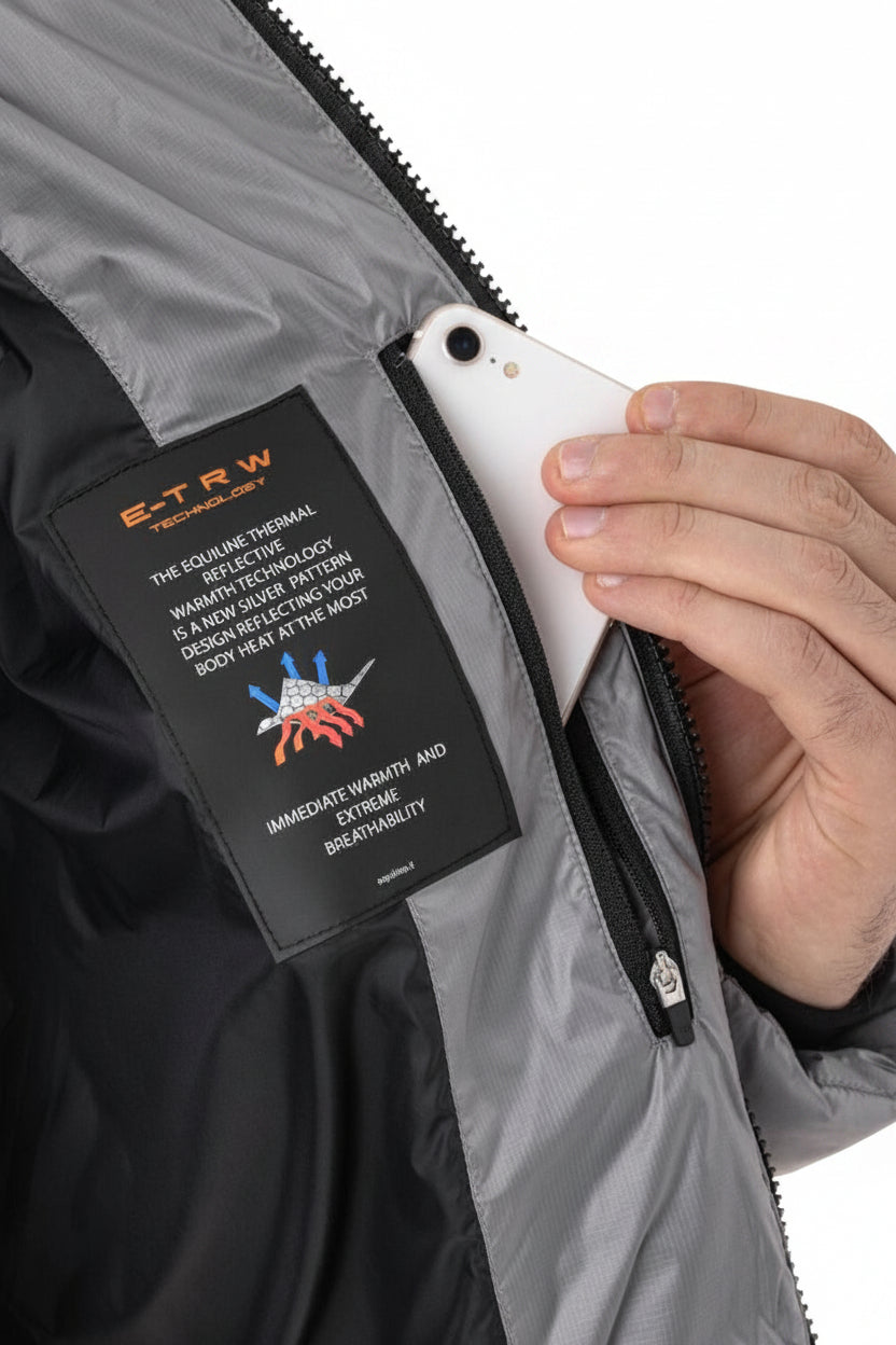 Equiline "Men's Puffer Jacket Cortego Sleet