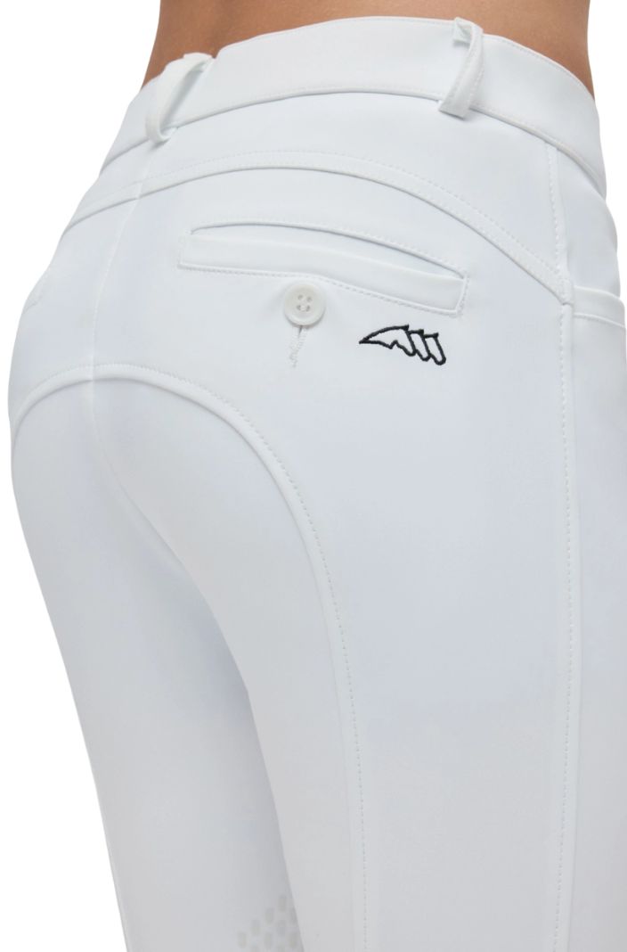 Equiline Reithose Eqjhoank KnieGrip Weiß