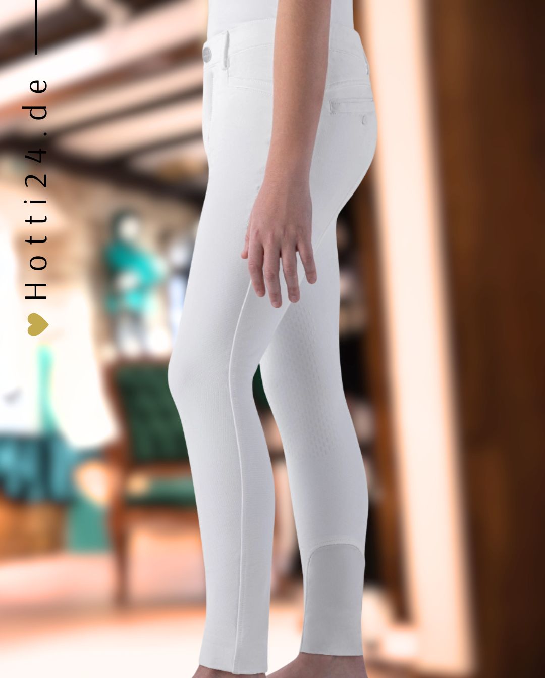 Equiline »Reithose Jhoank KnieGrip White