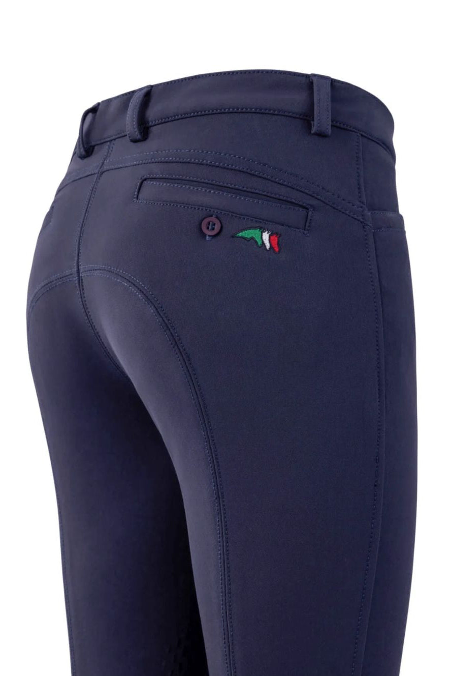 Equiline Kinder Reithose Jhoank KnieGrip Blue