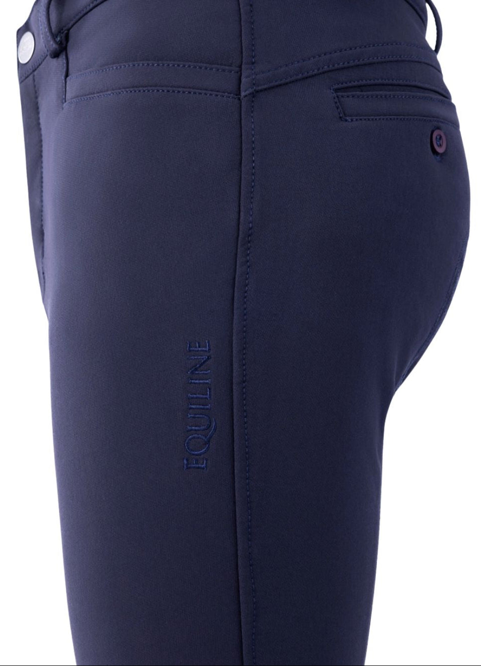 Equiline Kinder Reithose Jhoank KnieGrip Blue