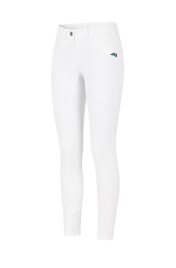 Equiline Reithose Jinak KnieGrip Weiß