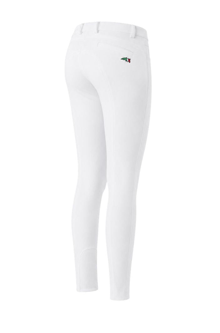 Equiline Reithose Jinak KnieGrip Weiß