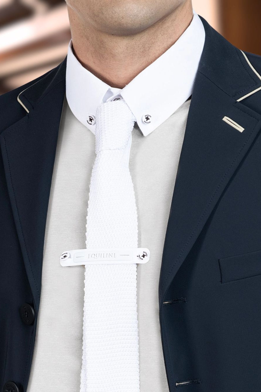 Equiline »Herren Krawatte New Slim White