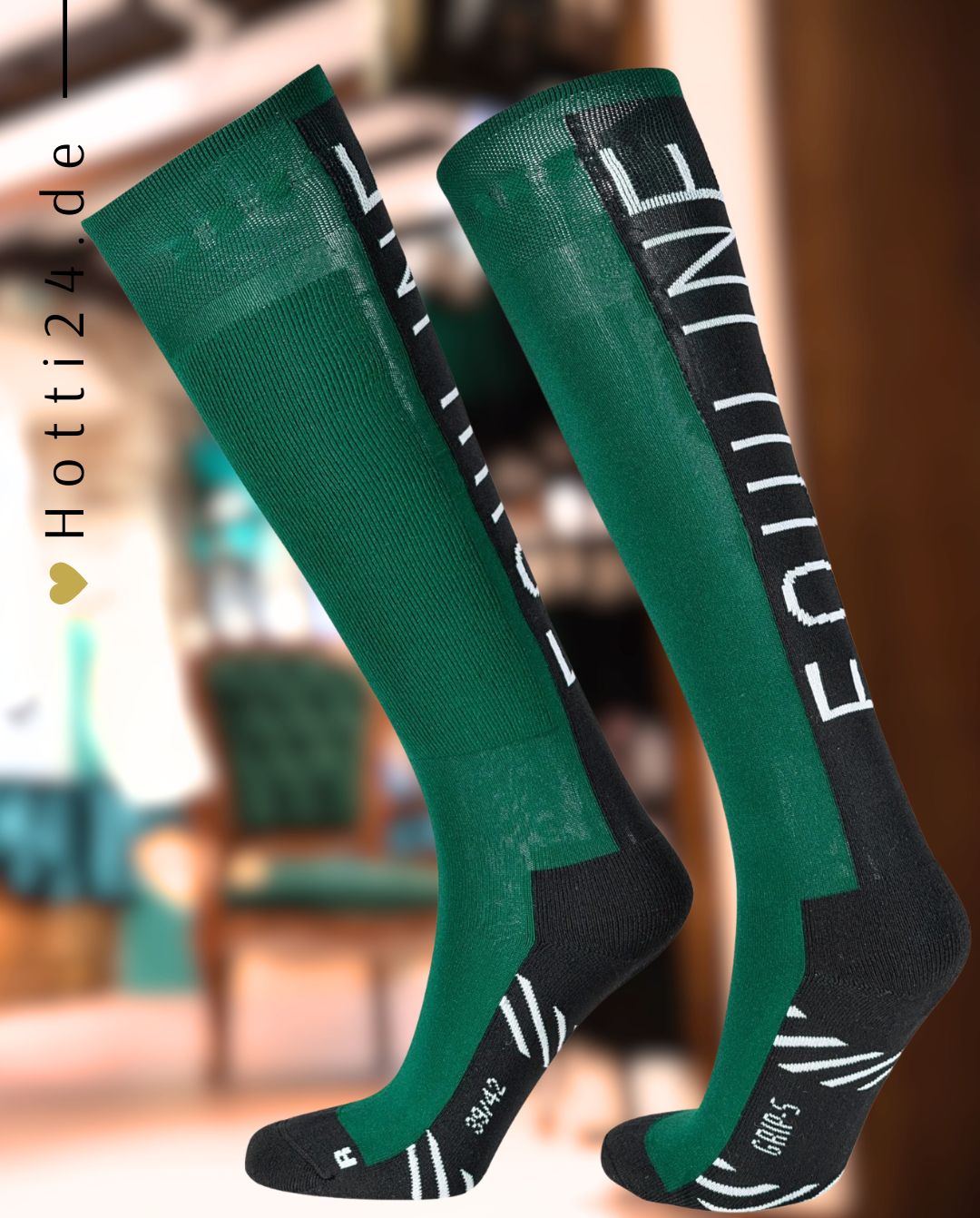 EQUILINE »Reitsocken Clovec Pepper Green