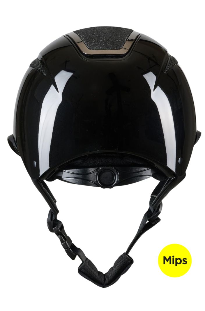 Equipage Reithelm Guardian Mips Schwarz Glanz Glitter Top