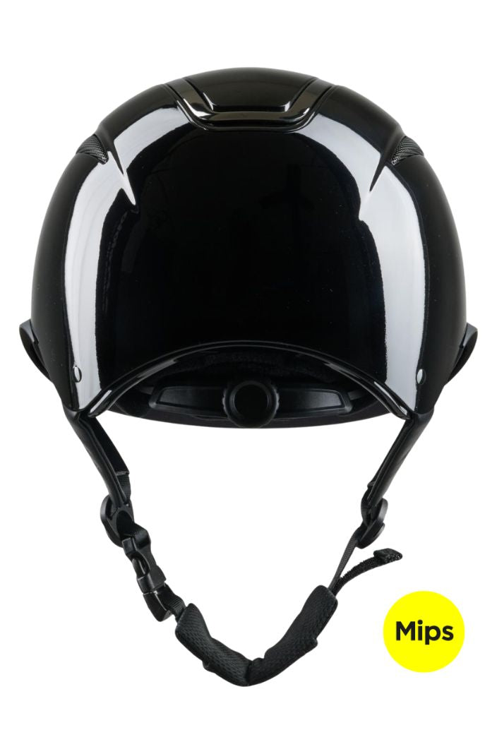 Equipage Reithelm Guardian Mips Schwarz Glanz Plain