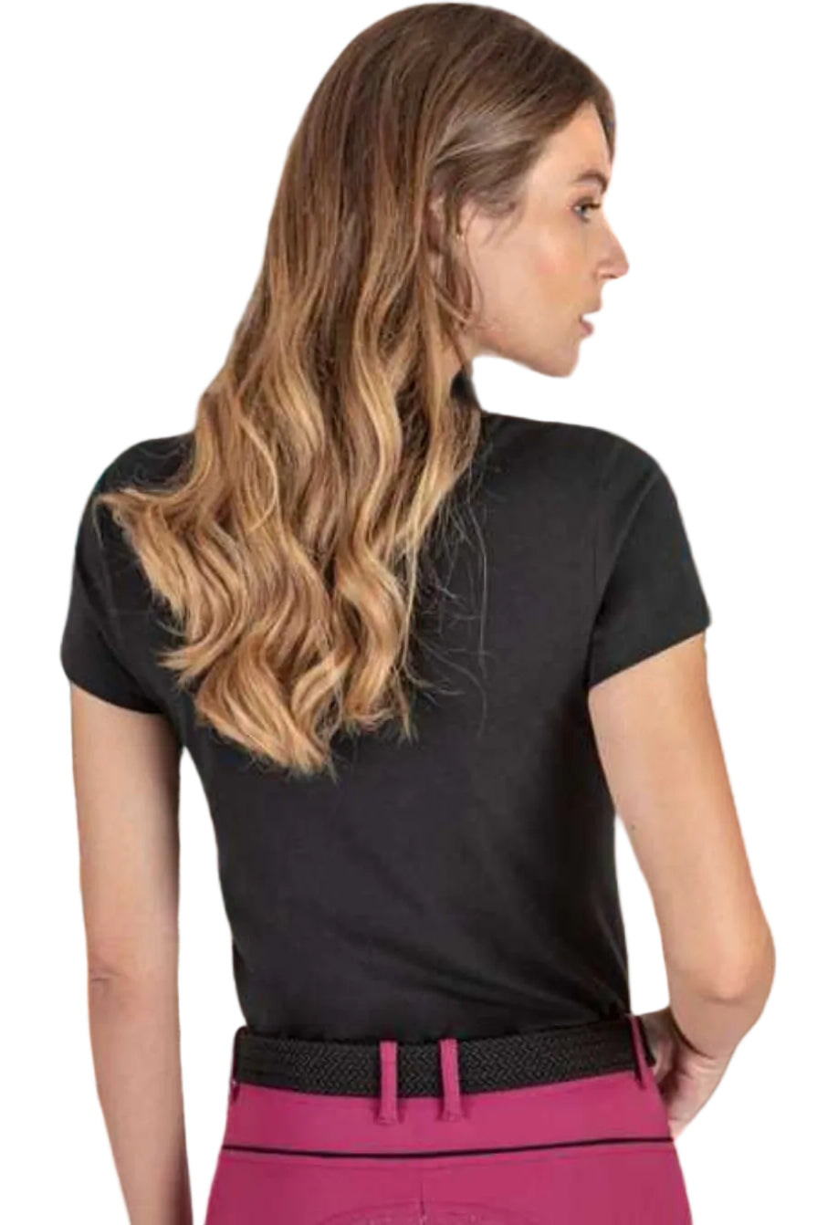 EQUILINE »T-Shirt Gigerg Black / Violet