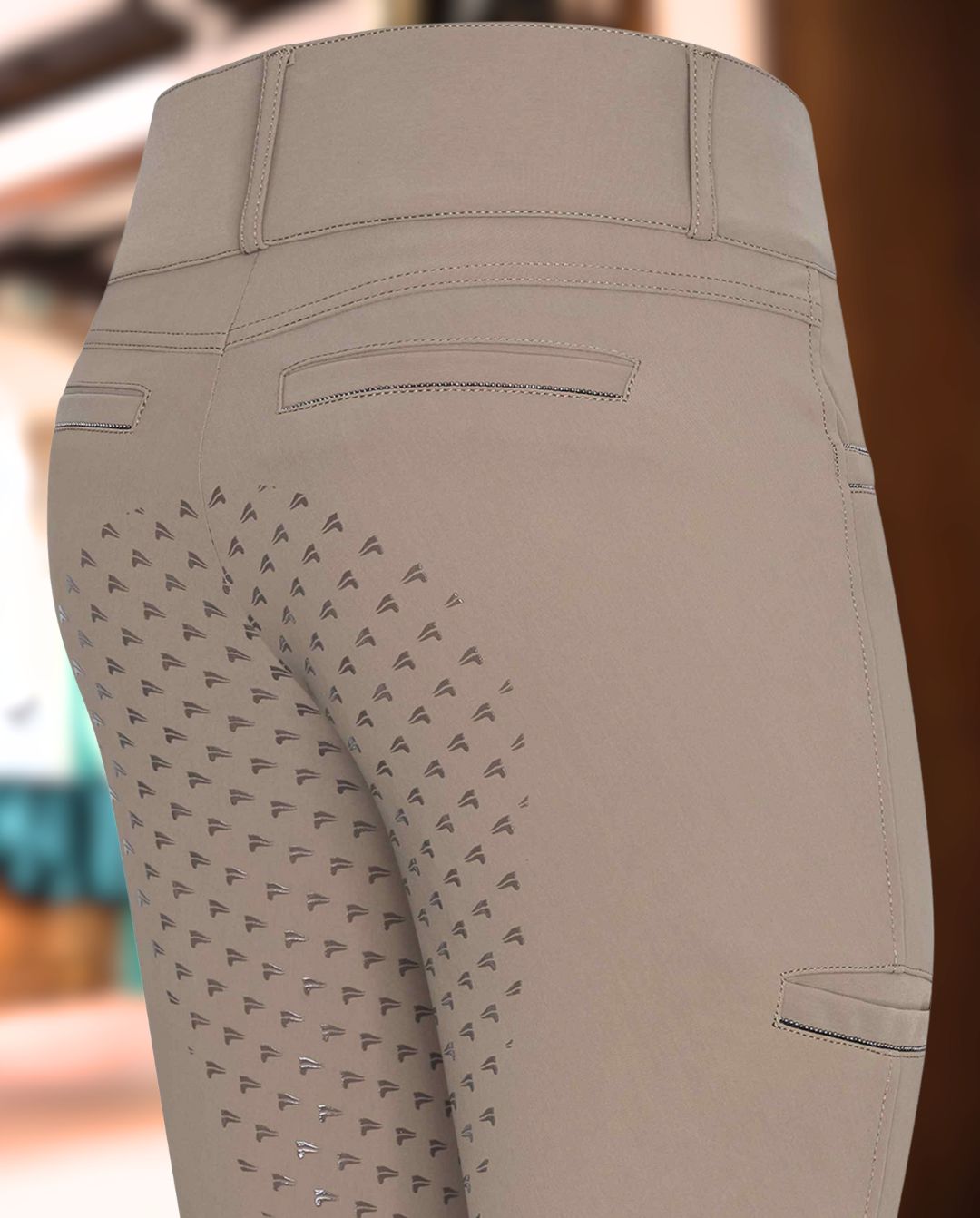 EURO STAR »Kinder Reithose ESAmara FullGrip Taupe