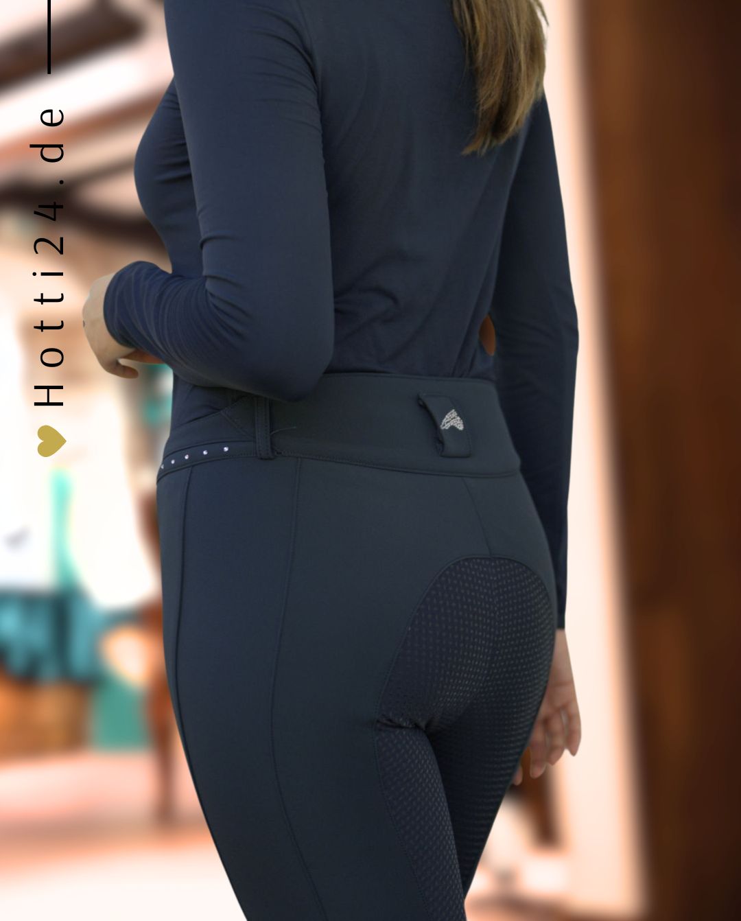 EURO STAR »Reithose ESEquitation Queen FullGrip Navy