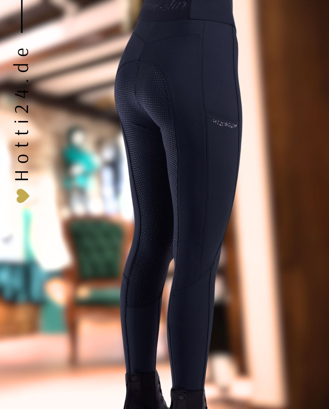 EURO STAR »Reithose ESQueen FullGrip Night