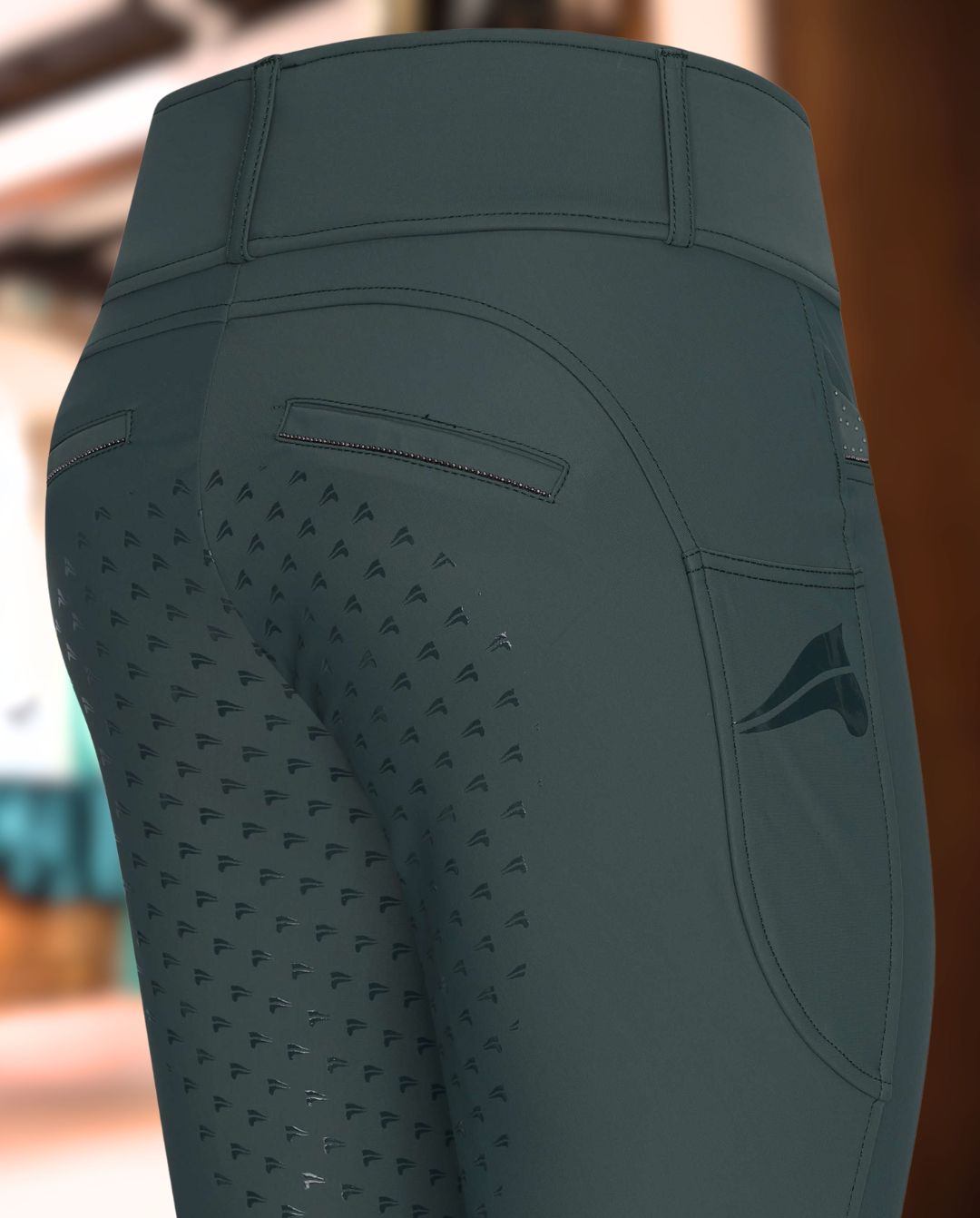 EURO STAR »Reitleggings ESMaxima FullGrip Dark Castor