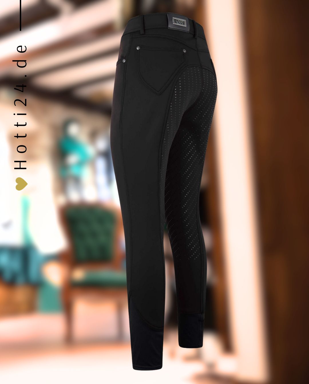 EURO STAR »Reithose ERLa Xantippe FullGrip Black