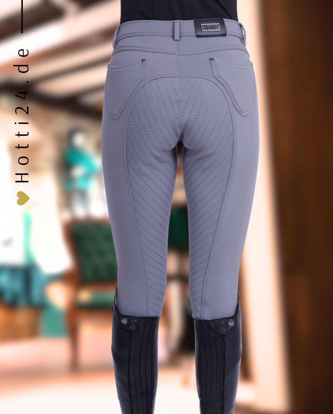 EURO STAR »Reithose ERLa Xantippe FullGrip Castor Grey