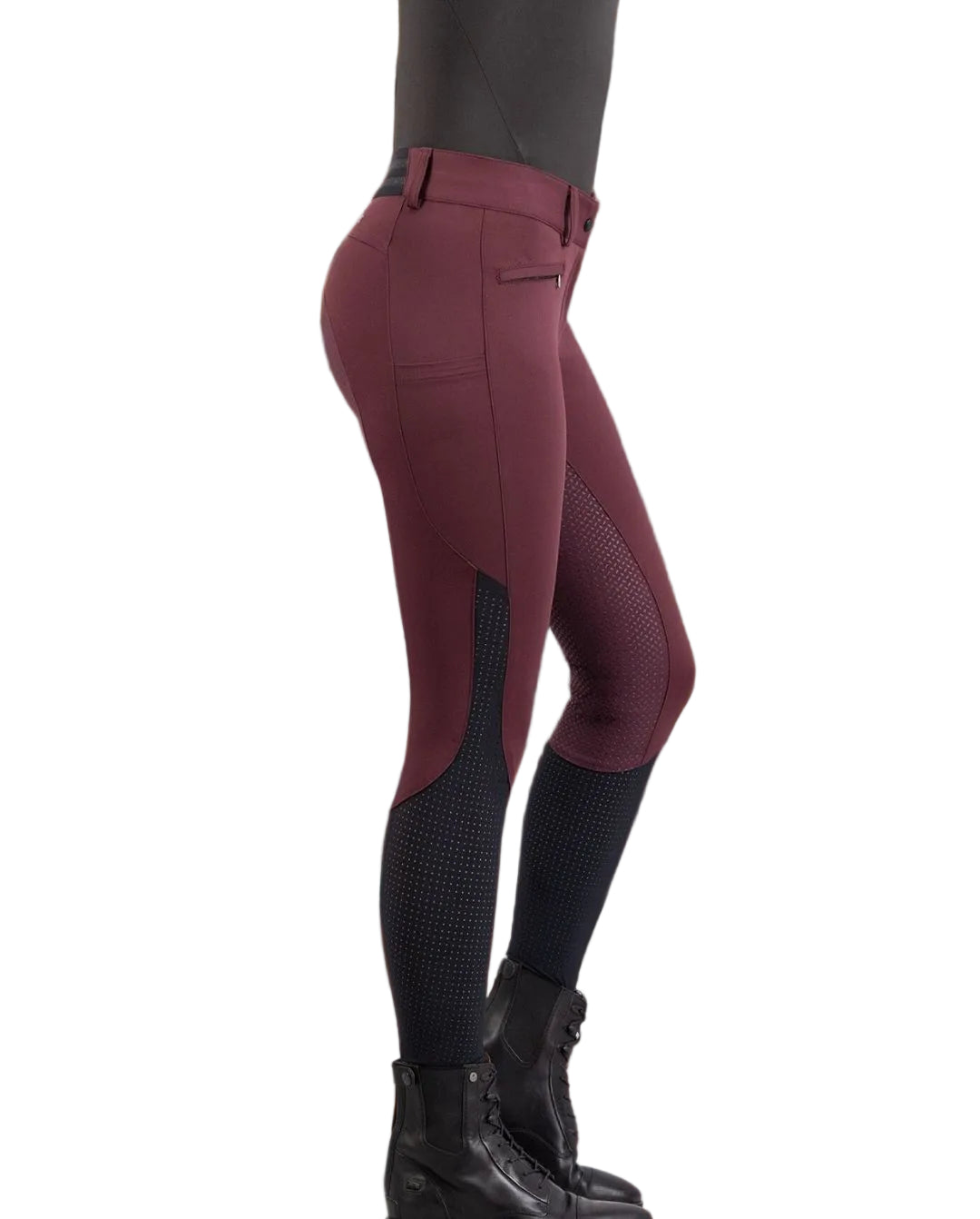 Euro Star »Reithose ESAirflow FullGrip Dark Berry