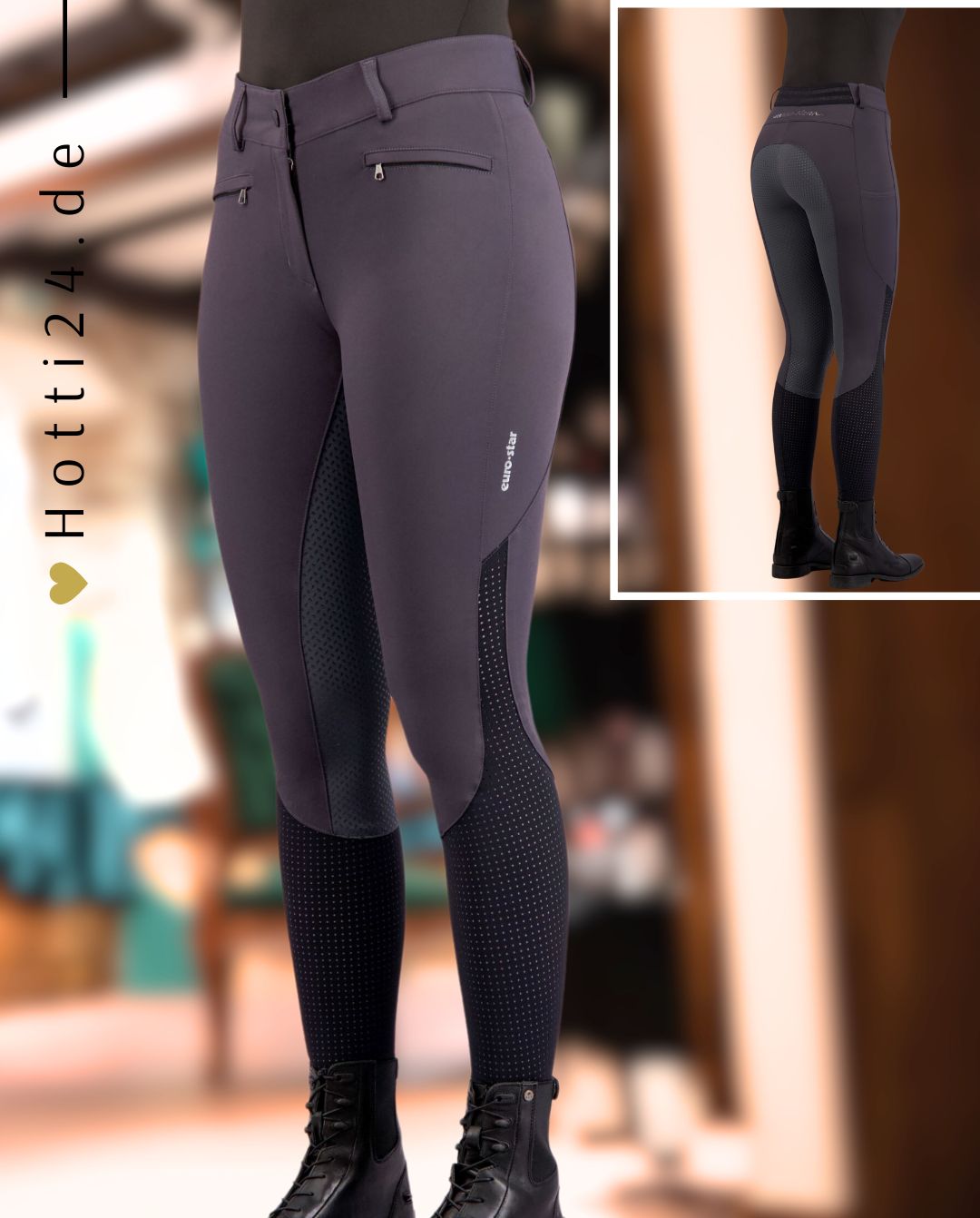 EURO STAR »Reithose ESAirflow FullGrip Periscope