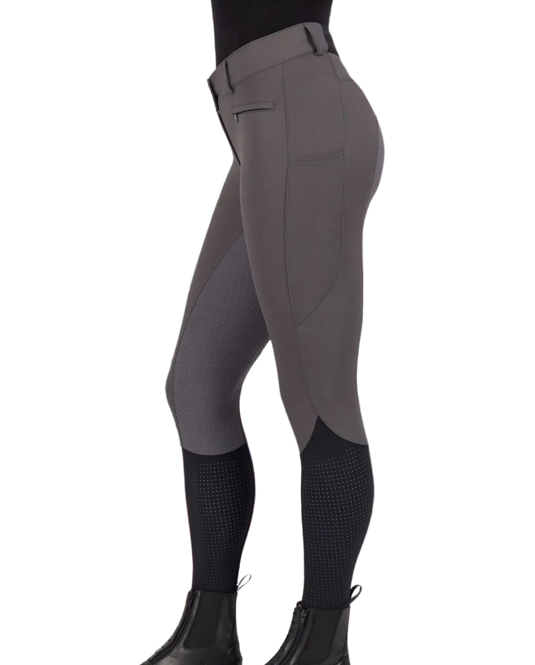 EURO STAR »Reithose ESAirflow FullGrip Magnet Grey