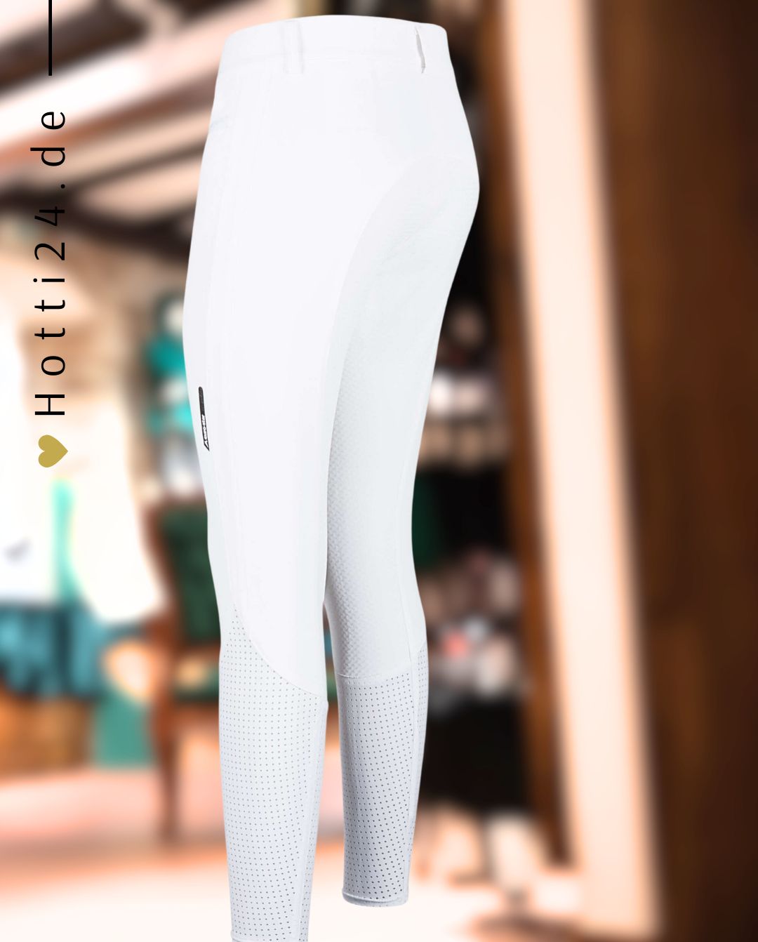 EURO STAR »Reithose ESAirflow FullGrip White