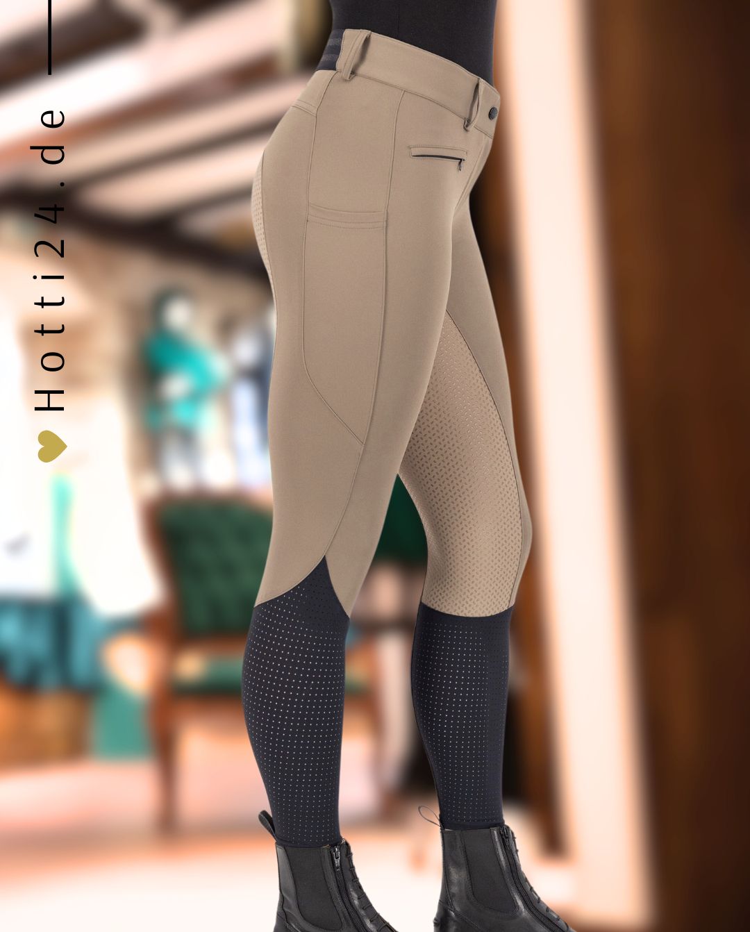 EURO STAR »Reithose ESAirflow FullGrip Tundra
